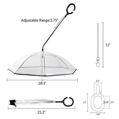Pet Rain Protection Umbrella